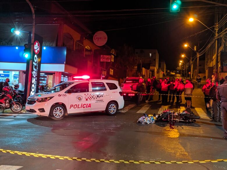 Cruzamento onde ocorreu o acidente fatal. - Crédito: Maycon Maximino