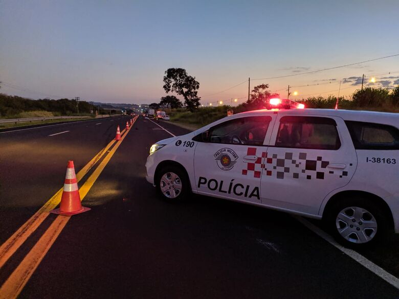 Local onde ocorreu o atropelamento - Crédito: Maycon Maximino