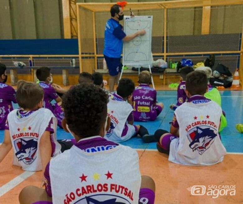 No segundo semestre, São Carlos Futsal espera estar participando de eventos esportivos - Crédito: Marcos Escrivani