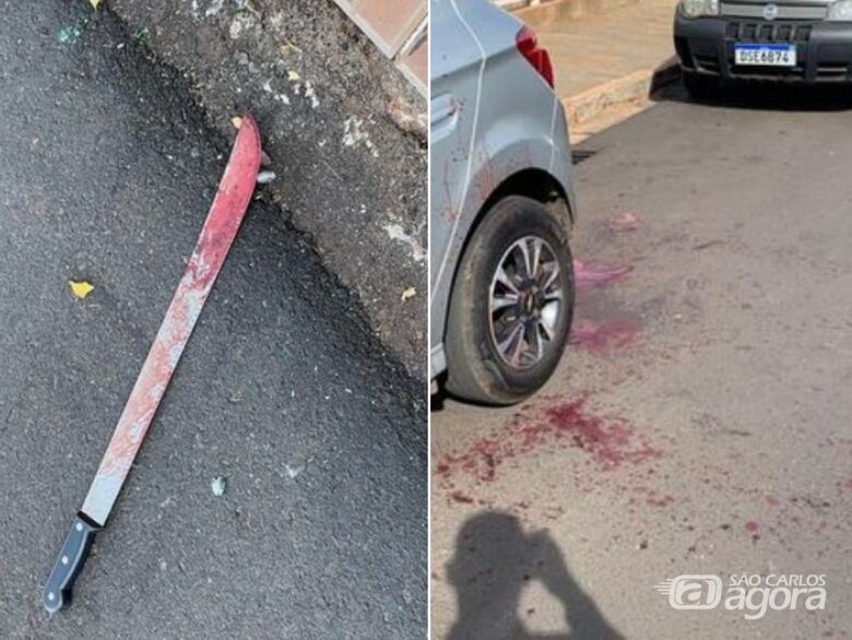 Homem é morto com golpe de facão após briga de trânsito - Crédito: Balda News