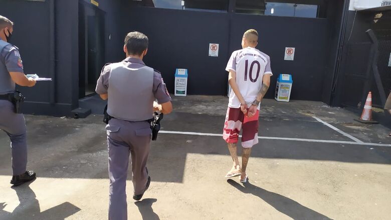 W.A.S. acabou detido: era procurado por tráfico - Crédito: Maycon Maximino