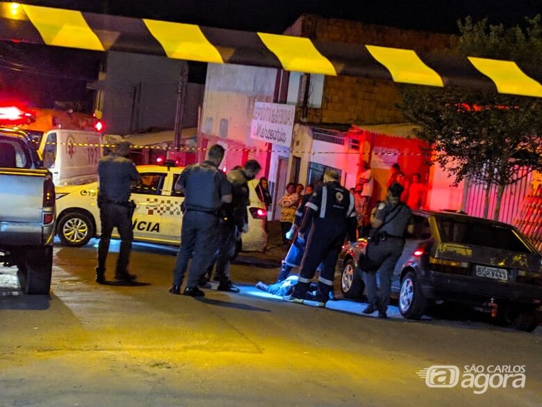 Homicídio registrado no ano passado em São Carlos - Crédito: Maycon Maximino