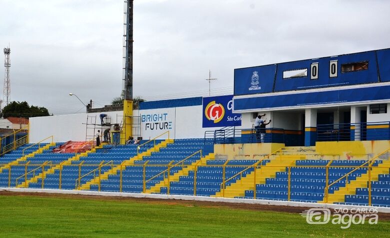 O estádio Luisão será o palco dos jogos do Grêmio e do São Carlos - Crédito: Arquivo/São Carlos Agora