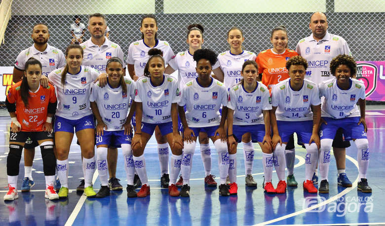 A equipe de futsal feminino ASF/Unicep São Carlos disputa a Liga Paulista - Crédito: Zé Sergio