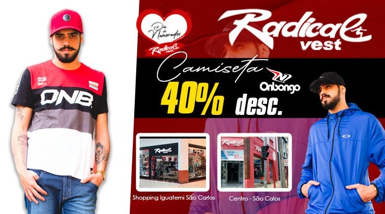 Presenteie com a Radical Vest neste Dia dos Namorados - Crédito: Divulgação