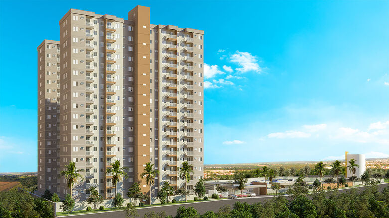 O Residencial Parque das Oliveiras atenderá famílias pelo programa Casa Verde e Amarela - Crédito: Divulgação