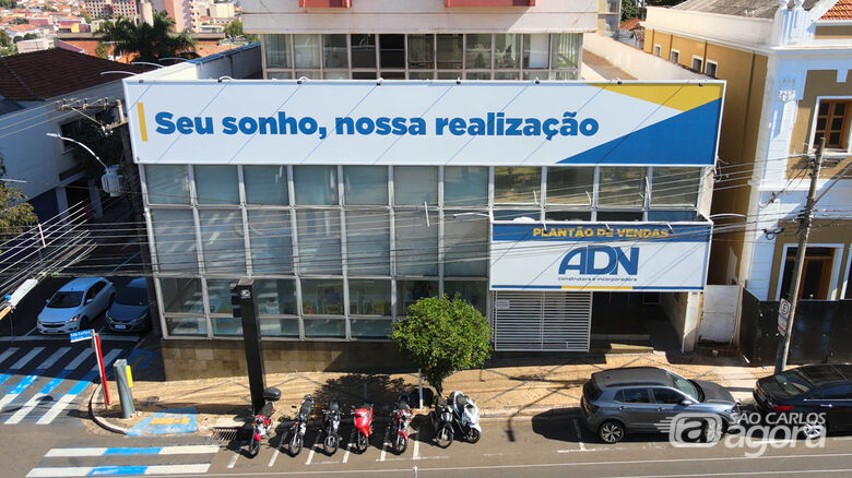 Atual sede da empresa em São Carlos, na principal avenida. ADN atua em mais 24 cidades e possui base de novos negócios em Campinas e Ribeirão Preto. - Crédito: divulgação