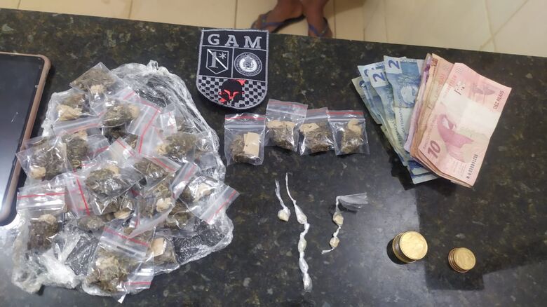 Trio de adolescentes é detido com drogas no Jóquei Clube - Crédito: Maycon Maximino