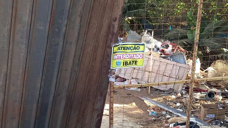 Operação Ferro Velho interditou estabelecimento no Jardim Cruzado - Crédito: Divulgação