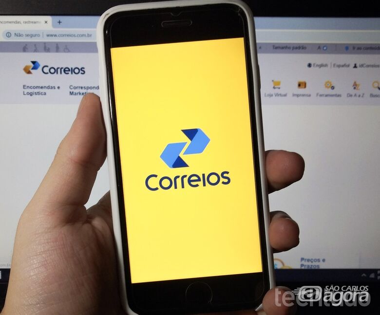 Correios APP - Crédito: divulgação