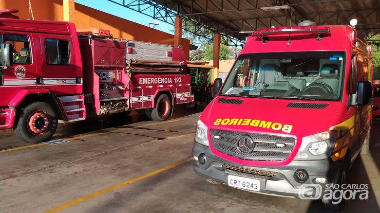 Vítima foi socorrida pela Unidade de Resgate do Corpo de Bombeiros - Crédito: Arquivo/Maycon Maximino