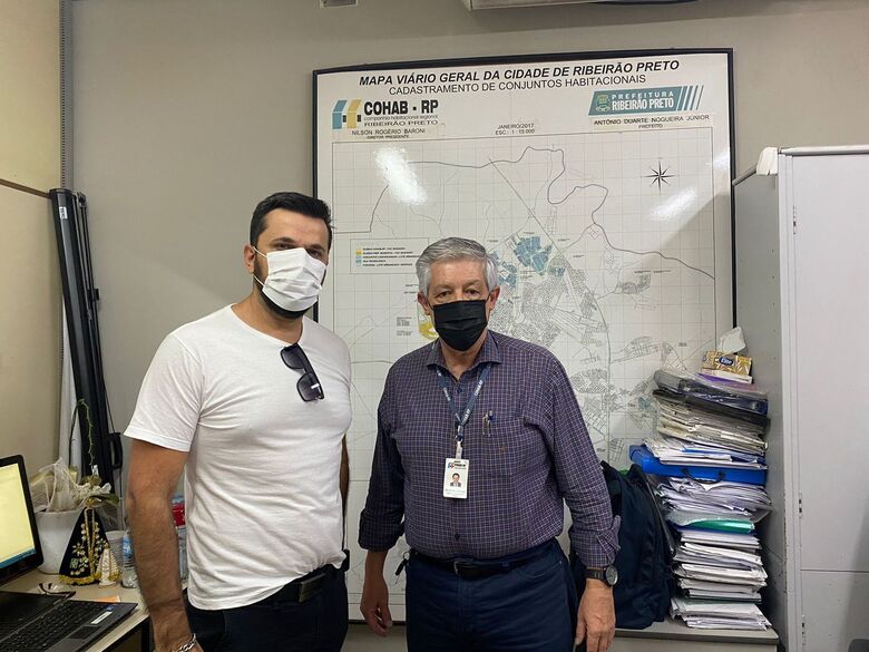 Rodson visita COHAB de Ribeirão Preto - Crédito: divulgação