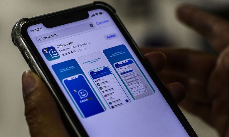 Aplicativo Caixa Tem - Crédito: Agência Brasil