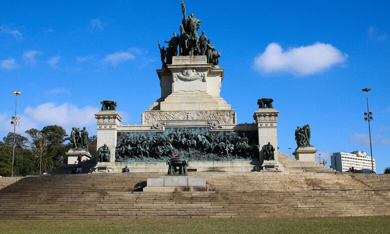 Monumento à Independência do Brasil, também chamado de Monumento do Ipiranga ou Altar da Pátria - Crédito: Agência Brasil