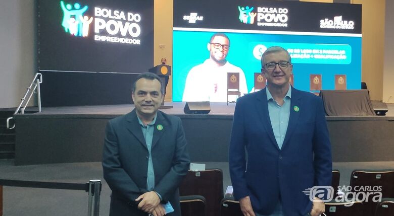 Antonio Ribeiro e Nino Mengatti durante o anúncio da nova parceria - Crédito: Divulgação