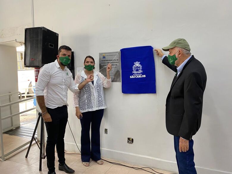 Vereador Rodson participa da inauguração da nova sede da Secretaria Municipal da Pessoa com Deficiência e Mobilidade Reduzida - Crédito: divulgação