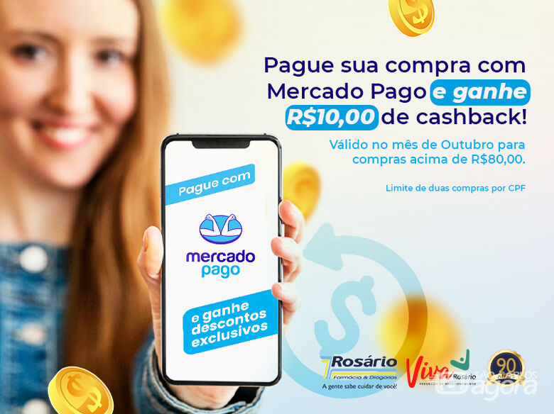 Farmácia Rosário faz parceira com Mercado Pago e traz benefícios no mês de lançamento - Crédito: divulgação