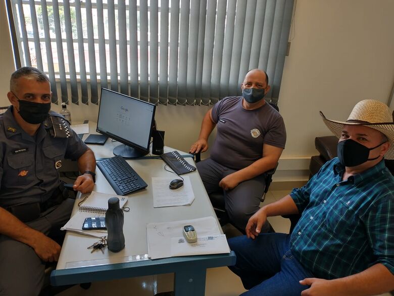 Vereador Bira visita Companhia de Força Tática do 38º BPM - Crédito: Assessoria do vereador