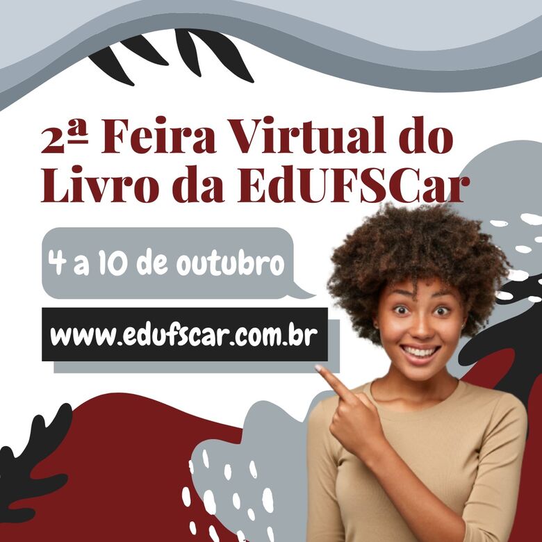 2ª Feira Virtual do Livro da UFSCar contará com programação cultural - Crédito: Divulgação