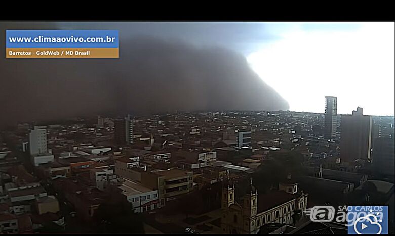 Interior de São Paulo volta a registrar tempestade de areia - Crédito: divulgação