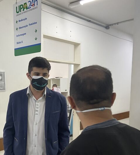 Vereador Bruno Zancheta acompanha plantão na UPA Santa Felícia, escuta demandas e encaminhará pedidos -