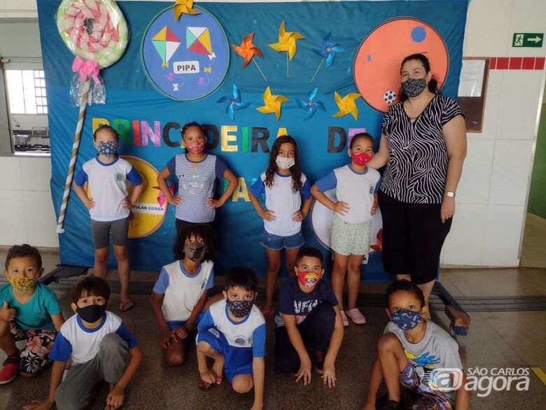 Escola fez atividades especiais para comemorar o Dia da Criança - Crédito: Divulgação