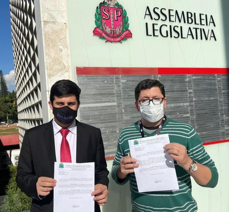 Vereador Bruno Zancheta solicita recursos para São Carlos na ALESP -