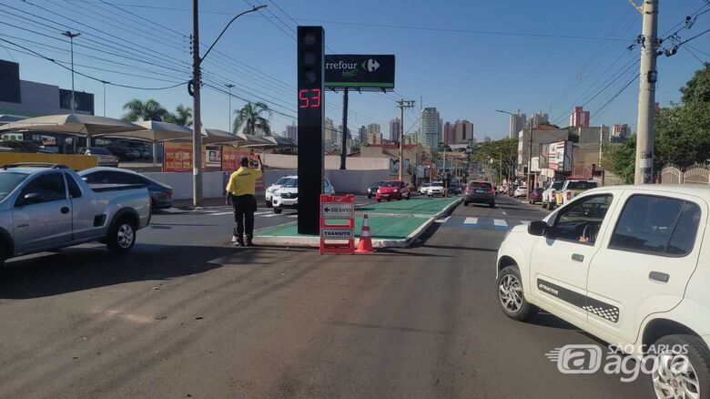 Trecho da avenida São Carlos seguirá interditado  - 