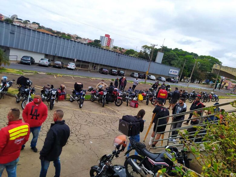 Motoboys querem melhores condições de trabalho e elaboraram lista de reivindicações - Crédito: Divulgação