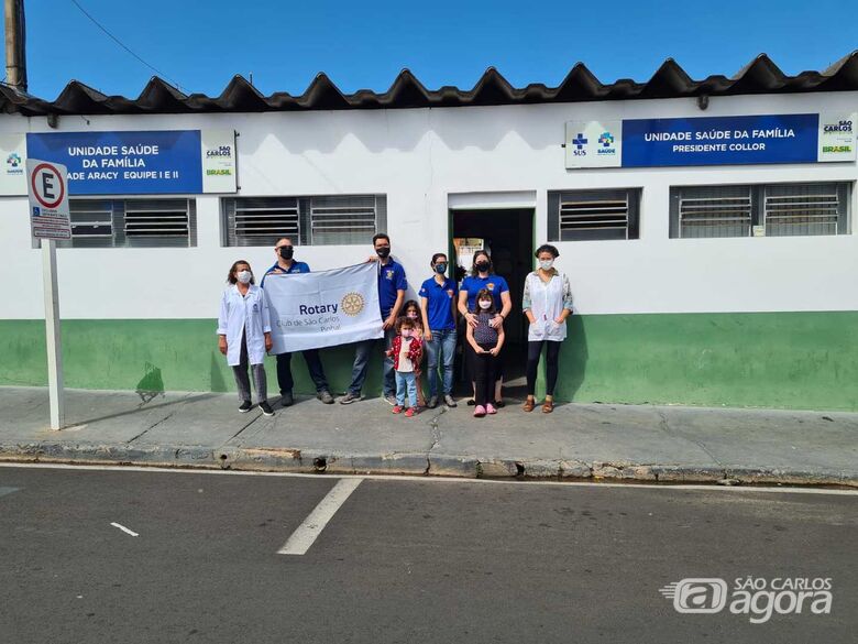 Rotarianos apoiam a campanha de vacinação contra a Poliomelite em São Carlos - 