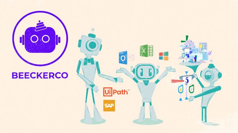 Empresa de software BeeckerCo apresenta seus robôs digitais -