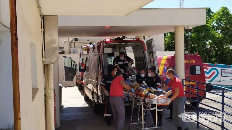 Vítima chegou sem vida a Santa Casa, após sofrer parada cardiorrespiratória - Crédito: Maycon Maximino
