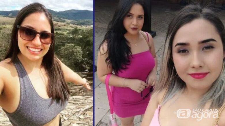 Kelisse Nascimento, Patrícia Agostinho e Luciele Rodrigues, vítimas do acidente - Crédito: redes sociais