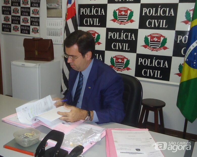 Delegado Maurício Dotta e Silva, titular do 2º DP - Crédito: arquivo SCA