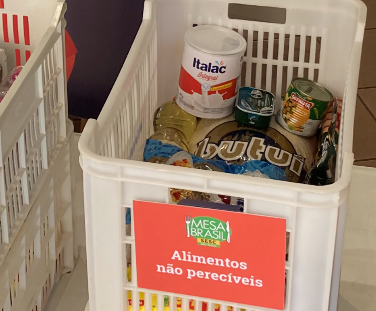 Poderão ser doados alimentos não perecíveis, nas embalagens originais, fechados e dentro da validade - Crédito: Divulgação