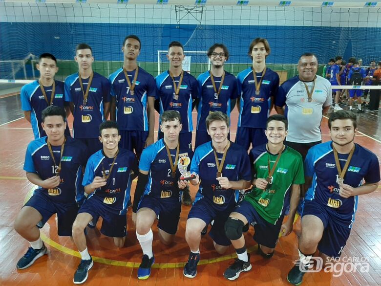 Equipe são-carlense brilhou e conquistou importante medalha na APV - Crédito: Miltinho Marchetti