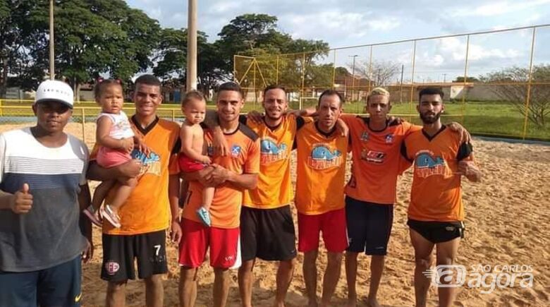 Em 2019, foi realizado um torneio de futebol de areia no São Carlos 8 - Crédito: Divulgação