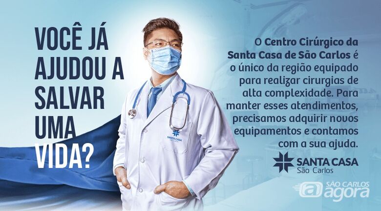 Santa Casa de São Carlos lança campanha para revitalização do centro cirúrgico - 