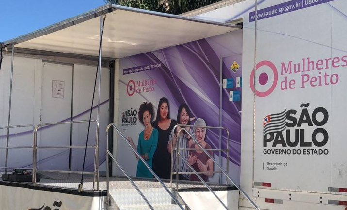 Carreta-móvel da mamografia estará em São Carlos - Crédito: divulgação
