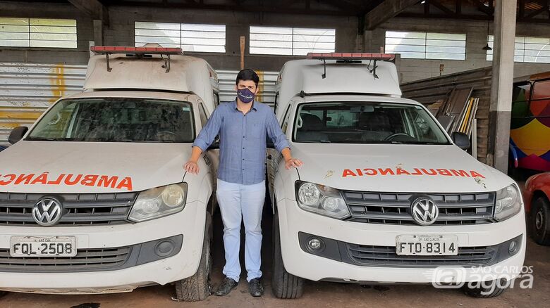 Vereador Bruno Zancheta vai ao Ministério Público e denuncia caso de ambulância que aguarda manutenção à mais de dois anos - 