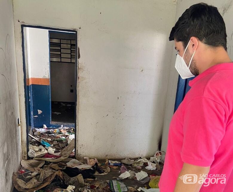 Vereador Bruno Zancheta denuncia abandono de antiga sede da Defesa Civil e cobra reutilização do prédio “URGENTE”. - 
