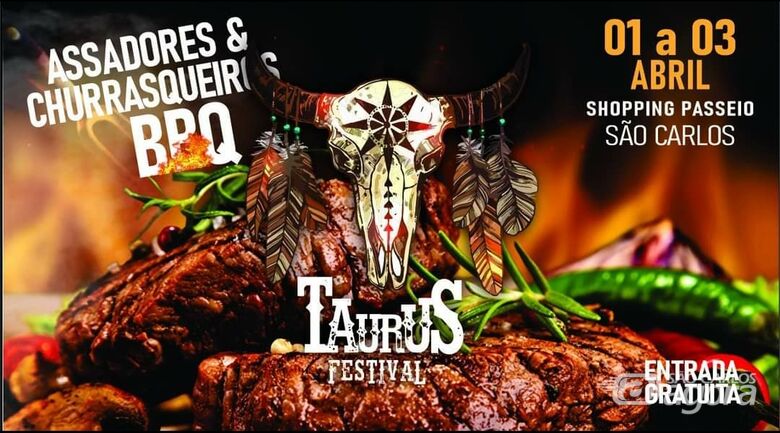 Taurus Festival aporta em São Carlos com 14 estações de churrasco - Crédito: divulgação