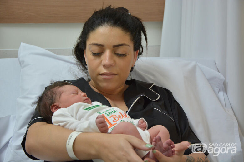 Unimed São Carlos registra primeiro nascimento na nova Maternidade - Crédito: divulgação