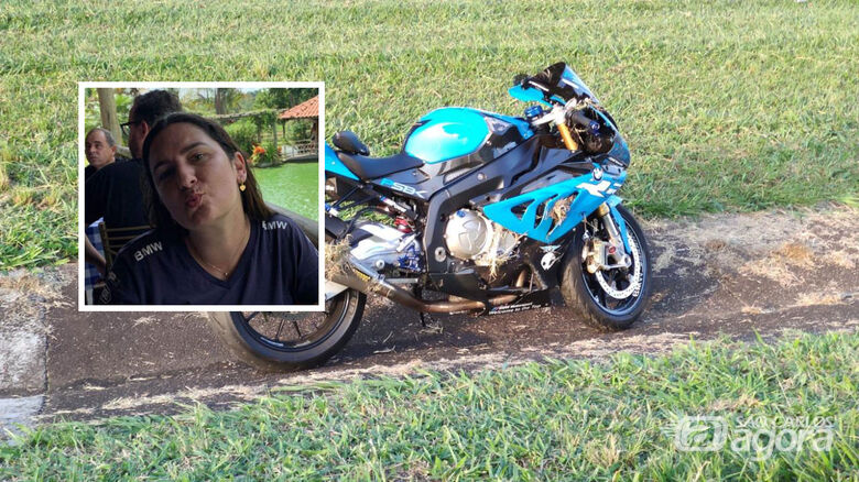 Corpo de mulher que morreu em acidente de moto na Washington Luís será sepultado em Araraquara - Crédito: Redes Sociais