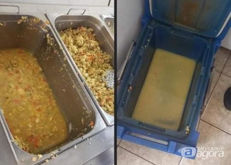 Em ‘post’, pais afirmam que merenda dada pela escola aos filhos estaria estragada e apelidada de ‘lavagem’ - Crédito: Divulgação