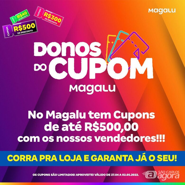 Limpa tudo Magalu: ofertas em até 24x no cartão Luiza, cupons de desconto de até R$ 500 - Crédito: Divulgação