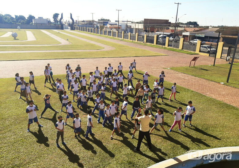 Escolas municipais participam do Dia do Desafio em Ibaté - Crédito: Divulgação