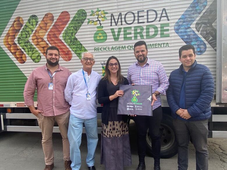 Rodson visita Santo André para conhecer Programa Moeda Verde - Crédito: divulgação