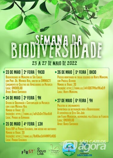 São Carlos realiza Semana da Biodiversidade - 