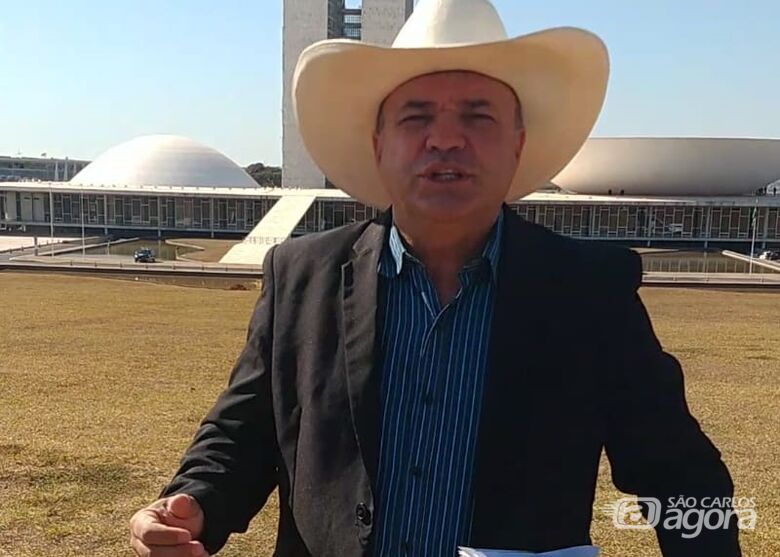 Vereador Bira busca recursos para São Carlos em Brasília - Crédito: divulgação